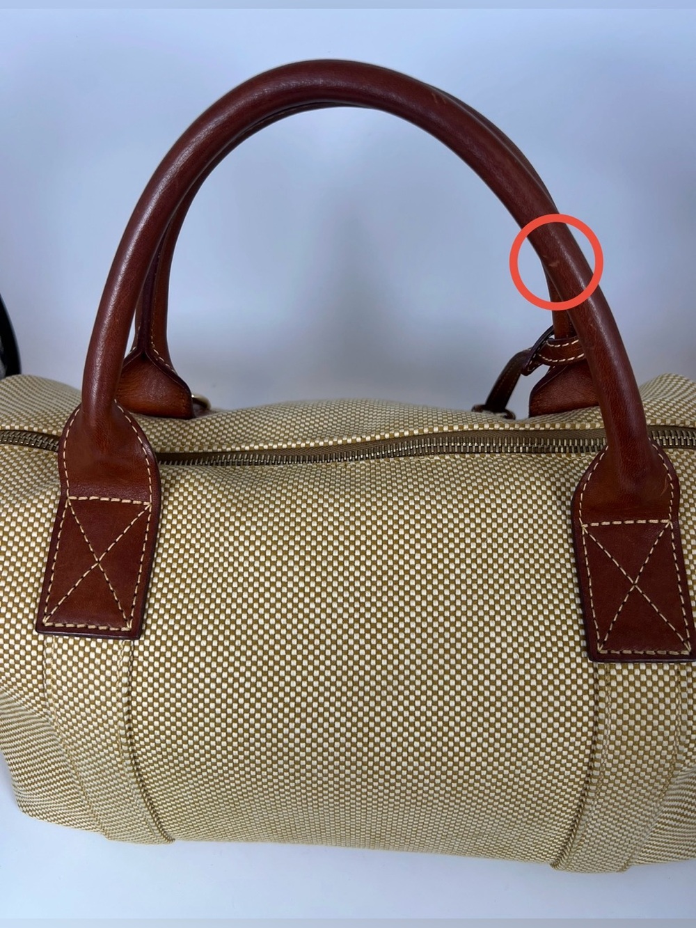 Dooney & Bourke Vintage Canvas Satchel Bag - Picture 14 of 16